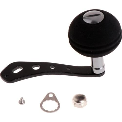 Fishing Handle Reel Single Knob Replacement Baitcasting Accessory Aluminum Alloy