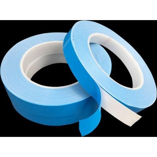 5pcs 25m/Roll 5mm 10mm 15mm 20mmWidth Transfer Tape Double Side Thermal Conductive Adhesive Tape for Chip PCB LED Strip Heatsink