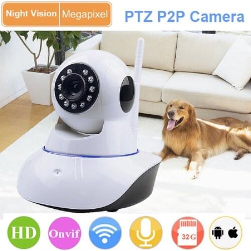 Wifi IP Camera Wi-Fi Wireless 1080P HD Motion Sensor Support Night Vision SD Card Video Compression Format H.264 Onvif 2.0