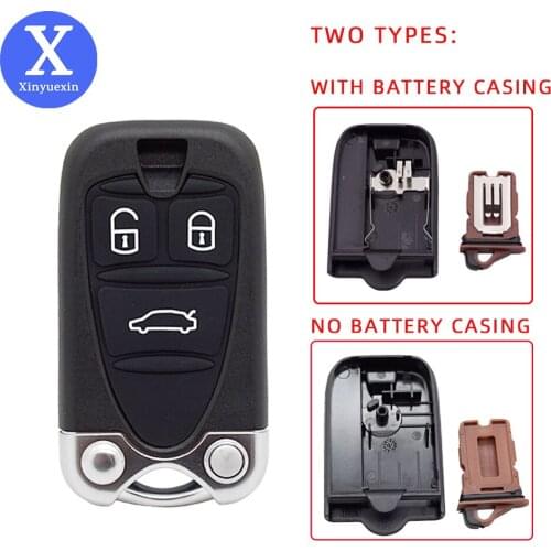 Xinyuexin for Alfa Romeo 159 156 Giulietta Brera Spider GT Remote Smart Key Card 3 Button with Uncut Blade