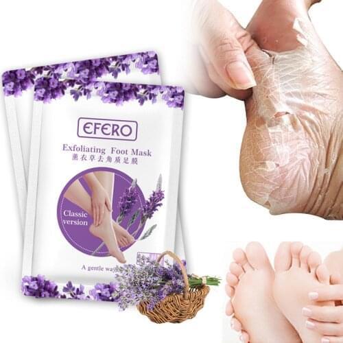 1Pair Foot Peeling Mask Exfoliating Pedicure Sock Remove Dead Skin Foot Peeling Moisturizing Nourishing Legs Whitening Foot Care