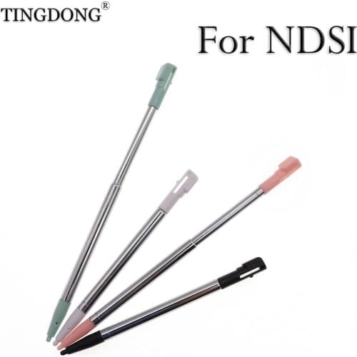 4 Color Retractable Metal Touch Screen Stylus Pen Set For Nintend For Nintend DSi NDSi Gaming Accessory