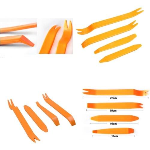 4pcs/set Car Stereo Installation Kits Car Radio Removal Tool Car Radio Panel Door Clip Panel Trim Dash Audio Removal Herramentas