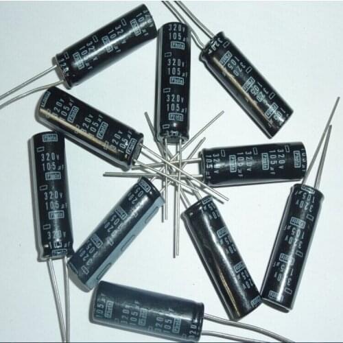 5pcs 105uF 320V Nippon Chemi-Con NCC Photo Flash Capacitor 11x34.5mm 320V105uF PH Capacitors