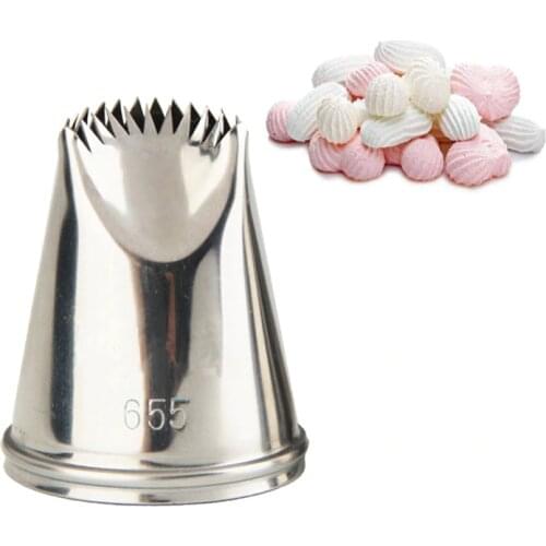#655 New Piping Tips Cake Decorations Pastry Nozzle Icing Piping Fondant Tool Cookie Mold Cream