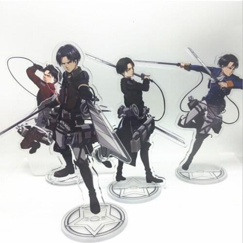 Anime Attack on Titan Acrylic Stand Model Toys two-sided Action Figure Pendant toy gift