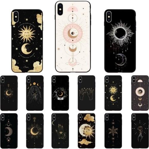 Witches moon Tarot Mystery Totem Phone Case For iPhone 11 12 Pro Max Case For iPhone 11 Pro XS MAX X XR SE2 8 7 6S Plus 5S Case