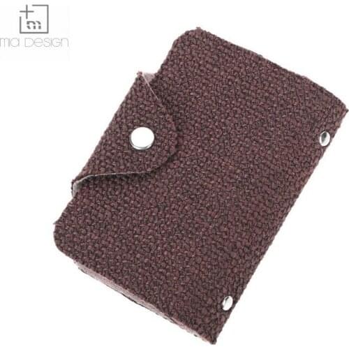 New Function Card fashionable card cover Card Holder cotton and linen style Men Credit Passport Card Women Wallet