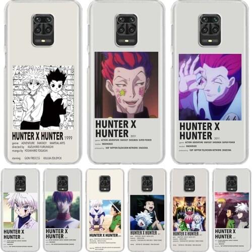 Anime hunter x hunter Phone Case for Xiaomi Redmi Note 9S 8T 8 Pro 9 7 9A 8A 7A K40 K30 10 Pro Hard PC Back Cover Fundas