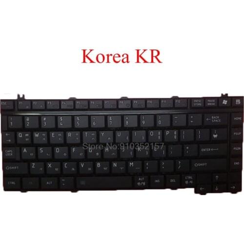 Laptop KR Keyboard For Toshiba For Satellite A10 A15 A25 A35 A40 A45 A50 A60 99.N5682.N0K NSK-T4N0K Korea black new