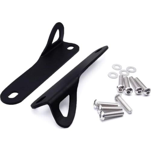 Black Teardrop Tear Drop Tie Down Brackets Kit For Harley 06-13 FLHX 04-05 FLHTCSE 06-13 FLHTCUSE 10-12 FLHXSE Heavy Duty Steel