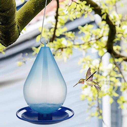 Bird Feeder Plastic Hanging Bird Food Container Outdoor Waterproof Bird Feeder Pet Supplies Garden Decoration
