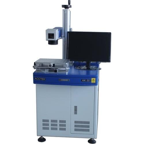 Raycus fiber laser marker 20w 30w 50w mopa fiber laser marking machine for plastic bottle/ jewelry/metal