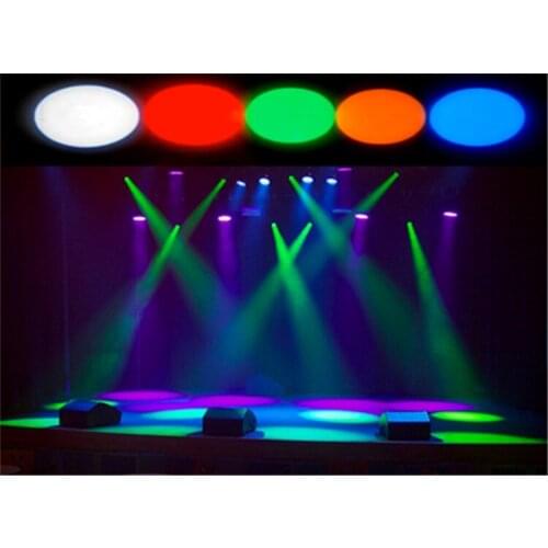2pcs mini stage white red green blue yellow color disco beam led pinspot light for dj party mirror ball pin spot light spotlight