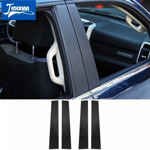 JIDIXIAN Car Window Center Column Pillar Decoration Decal Stickers for Dodge RAM 2018 2019 2020 2021 Exterior Accessories