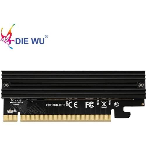 M.2 Expansion Adapter Card PCI Express PCIe X16 to M.2 M Key NVMe SSD add on card high speed Adapter