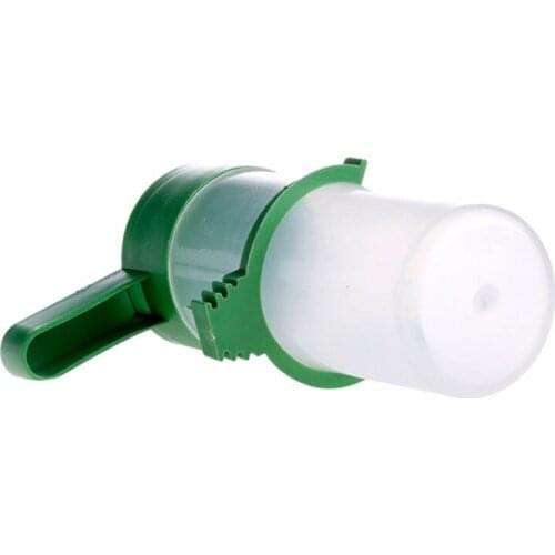 S/L Bird Drinker Food Feeder Waterer Clip for aviary Cockatiel Lovebirds Q0KA