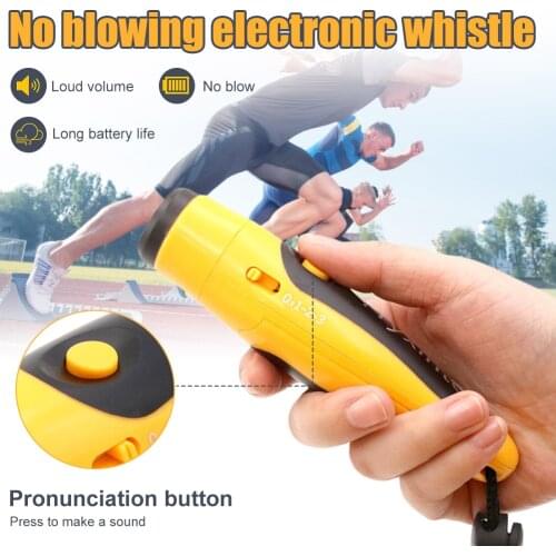 Practical Electronic Electric Whistle Referee Tones Outdoor Survival Football Basketball Game Cheerleading Whistle