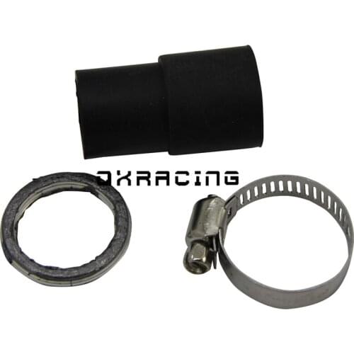 Exhaust Muffler Pipe Gasket Rubber Seal Clamp Fit for Yamaha Pee Wee50 PW50 PY50 vzx