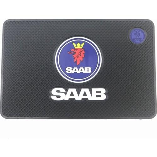 PVC Anti Slip Mat Car Dashboard Gel Sticky Pad For Saab 9-3 9-5 900 9000 Saab 93 95 Decoration Accessories