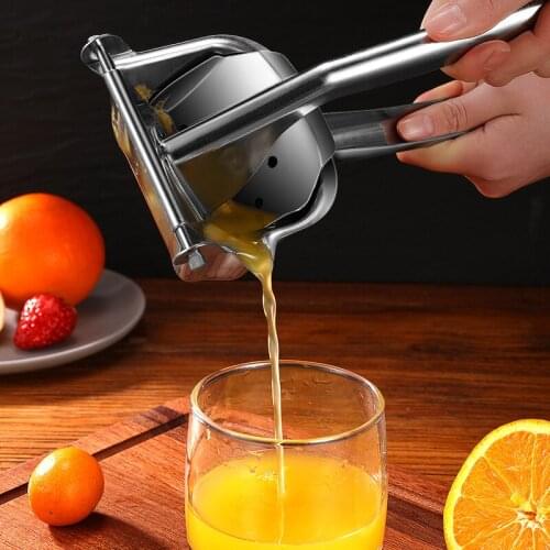 Manual juicer extruder 304 stainless steel juicer Squeeze lemon orange apple watermelon tamato juice multi-function press