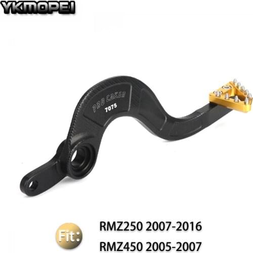 Rear Foot Brake Pedal Lever For Suzuki RMZ250 2007-2016 RMZ450 2005-2007