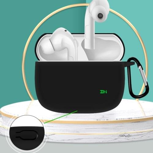 Silicone Earphone Case For ZMI PurPods Pro Bluetooth Earphones Protect Case Solid Color Silicone Protective Skin Shell Cover