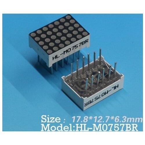 LED Dot Matrix 5*7 dot matrix 1.9 dot matrix