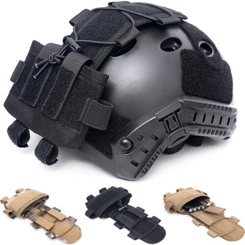 Tactical Pouch MK2 Battery Case For Helmet Airsoft Hunting Camo Battery Pouch Military Combat FAST Helmet Balance Weight Bags