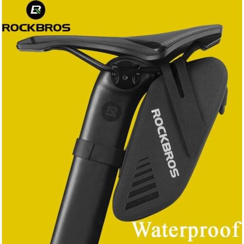 ROCKBROS Waterproof Saddle Bag Packing MTB Road Bike Bag As Front Frame Top Tube Case Cycling Bag 600D Bicycle Rear Seat Storage