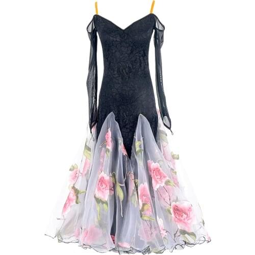 Ballroom dance competition dresses dance ballroom waltz dresses standard dance dress modern dance costumes foxtrot dress tango