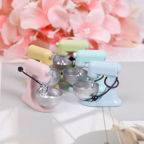 1:12 Dollhouse Miniature Kitchen Modern Mixer Model Furniture Accessories Toys Dollhouse Miniature Accessories