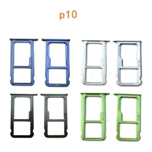 10PCS for Huawei P10 SIM Card SD Card Tray Holder Slot Adapter Socket Replacement Repair Spare Parts