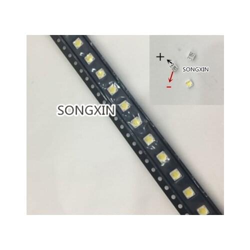 1000Piece/lot for repair LUMENS D3GE-400SMB-R3 D2GE-320SC0-R3 LED Backlight SMD LEDs 1W 3V 3535 3537 Cold white light 4jiao