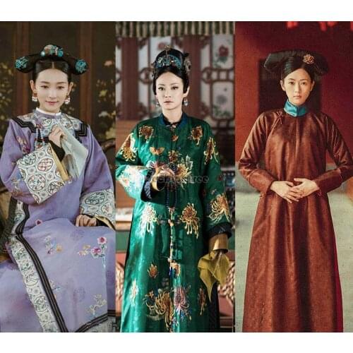 2021 multicolor tv play hanfu story of yanxi palace gorgeous ancient dance dress empress formal attire classical stage costumes