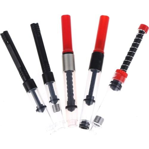 5Pcs 3.4mm/2.6mm Meet Plastic Pump Cartridges Fountain Pen Converter