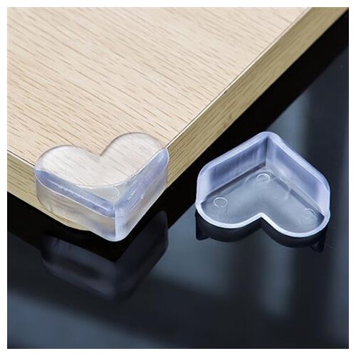 8pcs/lot Table corner protection desk corner anti-collision childrens anti-collision glass sharp protective cover Transparent E