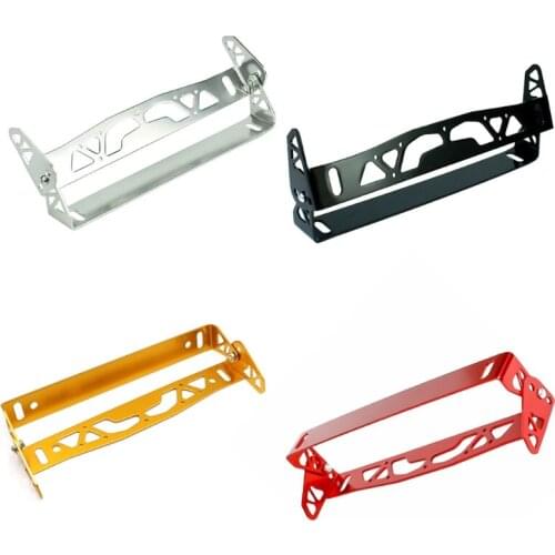 Car Plate Covers Holder 2 Holes with Screw Caps Decorative Design Fit for Vehicles Highlighting Decor Full-frame Product