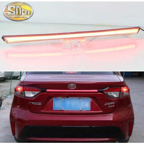 Car LED Rear Fog Lamp Brake Dynamic Turn Signal Reflector Rear Bumper Trunk Tail Light For Toyota Corolla SE XSE US 2019 - 2021