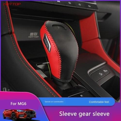 For Mg6 2017 2018 2019 2020 Gear Cover Modified Leather Hand Sewing Gear Controller Set Gear Controller Protective Carrying Case