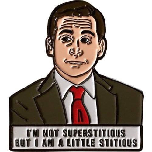 Michael Scott Enamel Pin