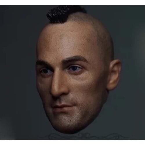 FIGURE BIX The Driver Head Sculpt 1/6 Scale Male Soldier Head Carving with Glass for 12in Action Figure Phicen Toy