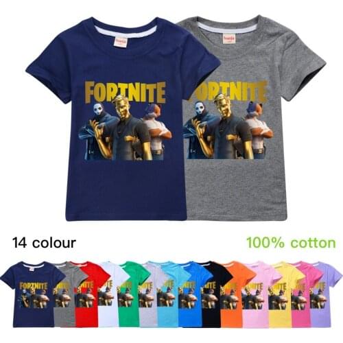 Fortnites Game Baby Boy Clothes Fashion Cotton Girls Tops Christmas Shirts Unisex European and American Style T Shirt New
