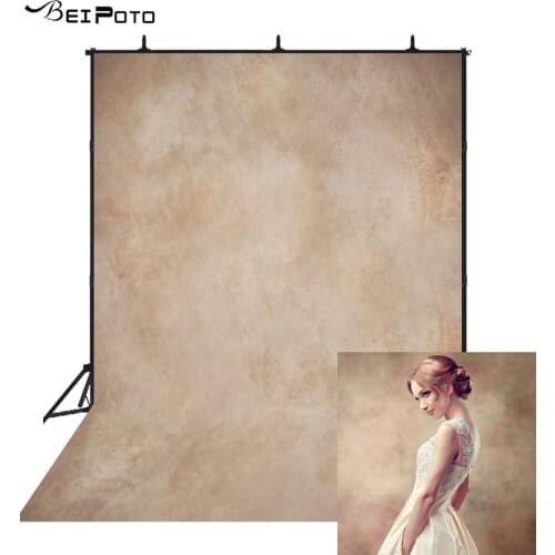 BEIPOTO Vinyl cloth photography backdrop light brown pure solid color background Portrait photo studio photobooth photocall