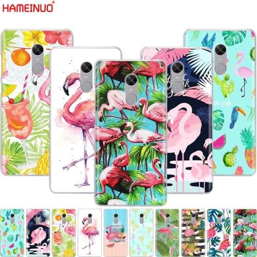 HAMEINUO Summer Flamingos Love Cover phone Case for Xiaomi redmi 5 4 1 1s 2 3 3s pro PLUS redmi note 4 4X 4A 5A