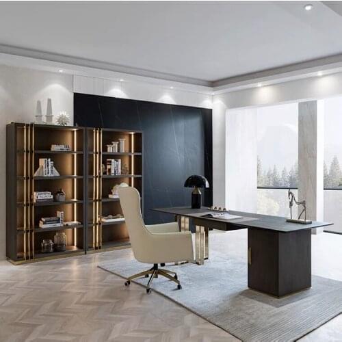 ChinaFurniture Manufacturing Factory Modern Light Luxury Wooden Stainless Steel Frame Storage Cabinet