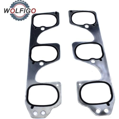 WOLFIGO Engine Intake Manifold Gasket Set For Cadillac CTS Buick Park Avenue Chevrolet Captiva 12595277 12585067