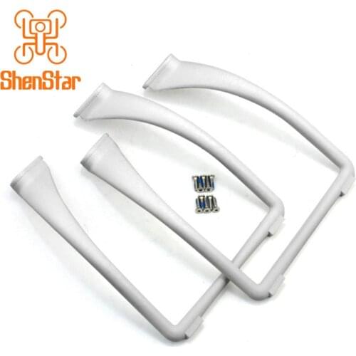 Universal Heighten Broaden Widen Tall Landing Gear Skid Kit for DJI Phantom 1 / 2 / 3 FPV Drone Black / White