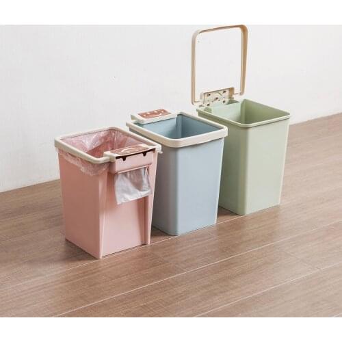 Square Sorting Trash Can Kitchen No Cover Trash Basket Creative Household Living Room Bedroom Small Trash Basket