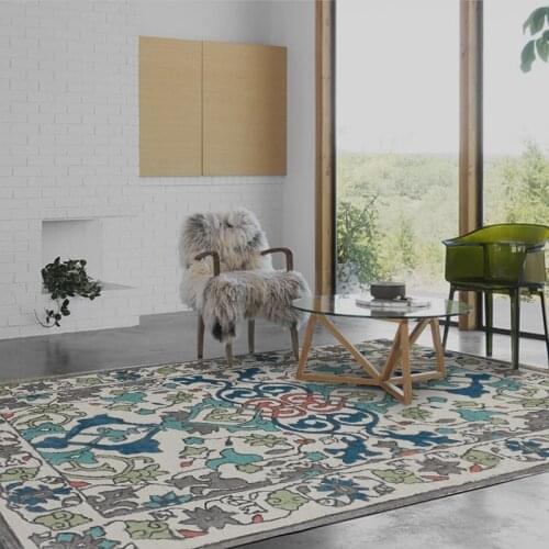 Moroccan Carpets Living Room Classic Persian Flower Bedroom Rug Home Coffee Table Floor Mat Study Room Rugs And Carpets Kids Mat